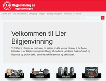 Tablet Screenshot of bilgjenvinning.no